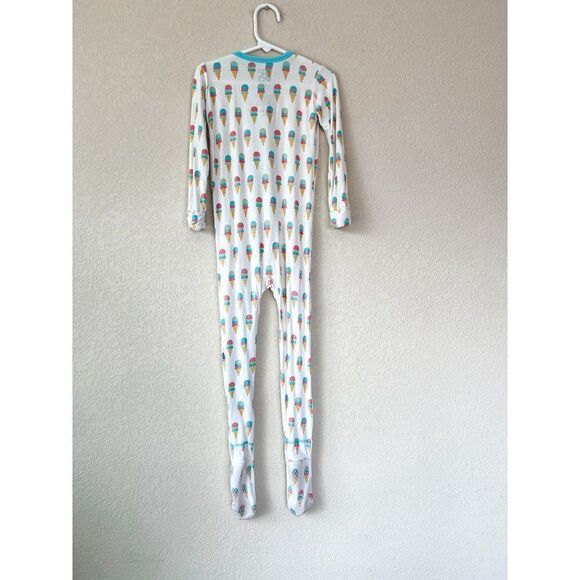 Kickee Pants Ice Cream Zipper Footie Size 5 - Picture 2 of 4
